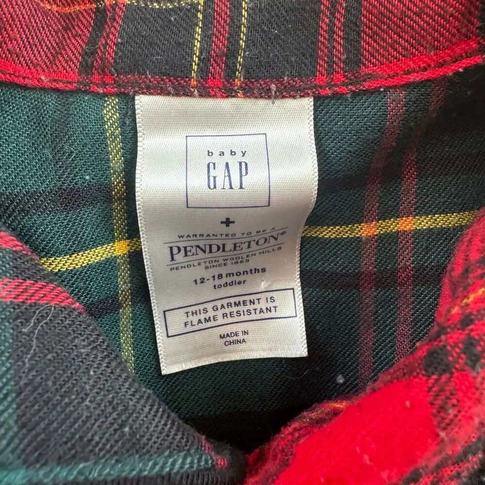 babyGap Pendleton Flannel Pajama Set